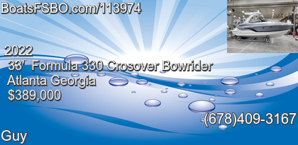 Formula 330 Crosover Bowrider